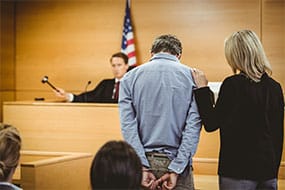 Defendant in Court
